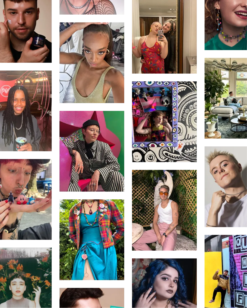Behind the scenes from a Kalda Icons creator shoot